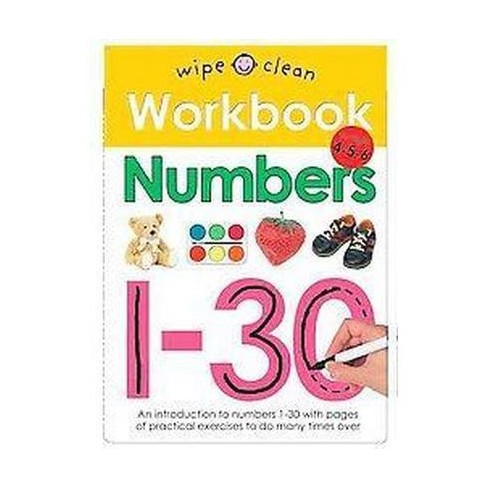 Wipe Clean Workbook Numbers 1-20 (Paperback) by Bicknell Books Priddy - image 1 of 1