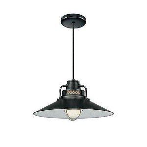 Millennium Lighting R Series 1 - Light Pendant in  Satin Black - 1 of 1