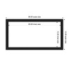 Amanti Art Grace Brushed Metallic Black Narrow Framed Magnetic Dry Erase Board - 4 of 4