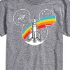 Men's - Disney - Mickey Retro Space Logo Short Sleeve Graphic T-Shirt - 2 of 4