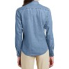 Mafoose Women's Classic Soft Cotton Long Sleeve Value Denim Shirt - 4 of 4
