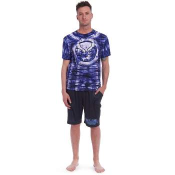Hanes Premium Men's Shorts Pajama Set - Blue XXL