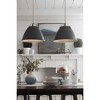 Progress Lighting Tre 1-Light Pendant, Steel, White, Dome Shade - 4 of 4