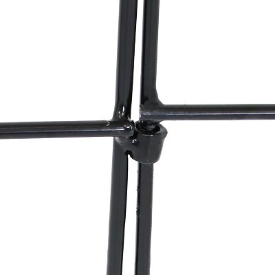 Narbonne Black Steel Gothic Garden Fence Panels Set of 5