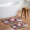 Deny Designs Burcu Korkmazyurek Summer Botanical Monogram Memory Foam Bath Mat - 4 of 4