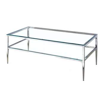 Aubrey Coffee Table Chrome - HOMES: Inside + Out