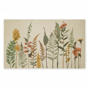 Stupell Industries Simple Fall Botanics Printed Outdoor Door Mat, design by Elizabeth Medley, 18"x30" - 1 of 4