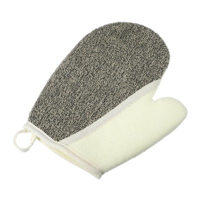 Unique Bargains Bath Shower Gloves 8.66"x7.09" White 1 Pc