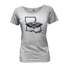 NBA New Orleans Pelicans Women's Short Sleeve Burnout Scoop T-Shirt - 2 of 4