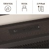 Headboard with LED Lights, Charging Ports & Storage - Brown Industrial Wood and Metal Design, Easy Assembly - 4 of 4