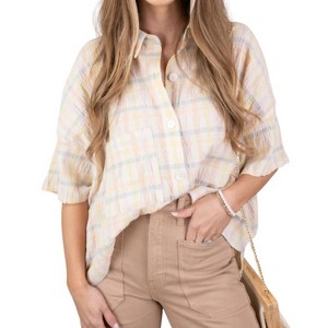 Women's Palmer Button Down Shirt - J.NNA - 1 of 3