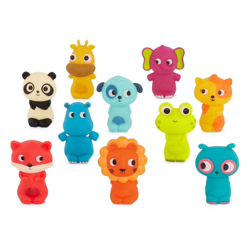 B. toys - Bath Finger Puppet - Finger Puppet Pets - 10pk