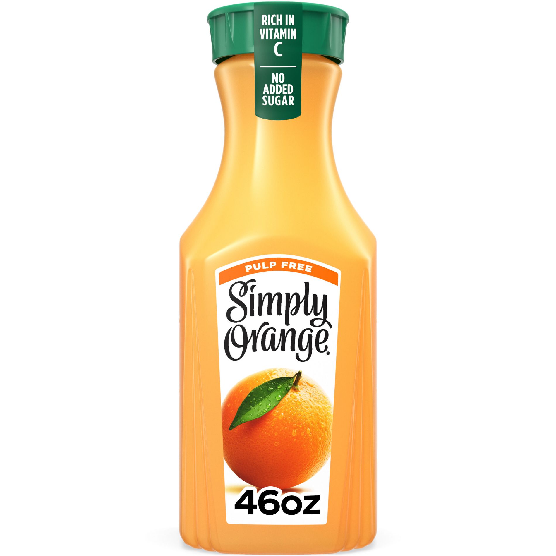 Simply Beverages Orange Pulp Free Juice 46 Fl Oz