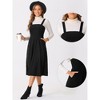 INSPIRE CHIC Women's Tank Ribbed Vintage A-Line Sleeveless Casual Midi Dress - 2 of 4