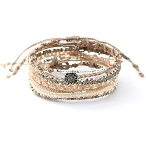 Boho Braided Bead Bracelets, Stackable Waterproof Jewelry, Fair Trade Handmade Gifts for Women & Men - 1 of 4