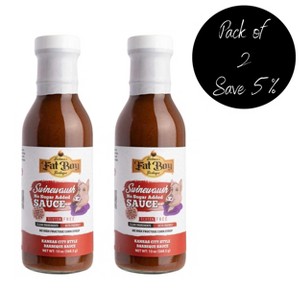 Fat Boy Hickman's BBQ 13 oz Keto Friendly Swinewaush BBQ Sauce - Pack of 2 - 1 of 4