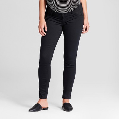 Dark Wash High-Rise Under Belly Skinny Maternity Jeans - Isabel