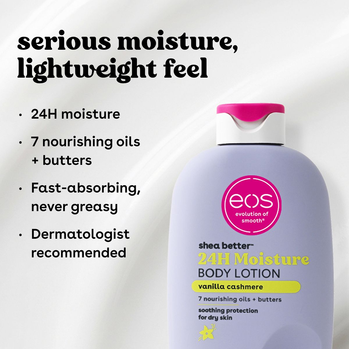 eos Shea Better Moisture Body Lotion - Vanilla Cashmere - 16 fl oz - thumbnail 6