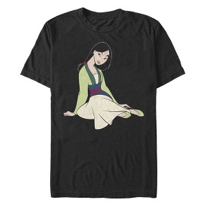 Men's Mulan Sitting Pose T-Shirt - 1 of 4