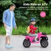 Infans Kids Ride On Electric ATV 6V 4-Wheeler Quad Car w/ One-Button Start Tread Tires - 4 of 4