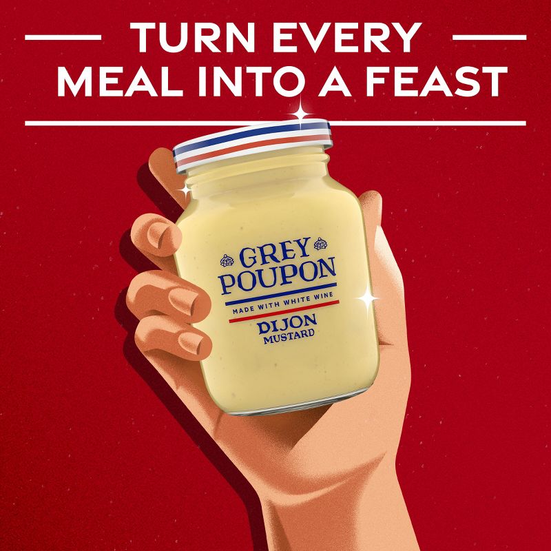 Grey Poupon Dijon Mustard - 8oz, 3 of 15