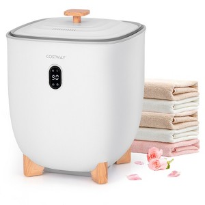 Costway 20L Upgraded Towel Warmer for Bathroom with PTC Heater & 2 Fragrant Disc Holders - 1 of 4