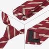 INSPIRE CHIC Men's Stripe Self-Tied Skinny Silk Slim Necktie for Graduation Wedding Party Uniforms 1Pc - 3 of 4