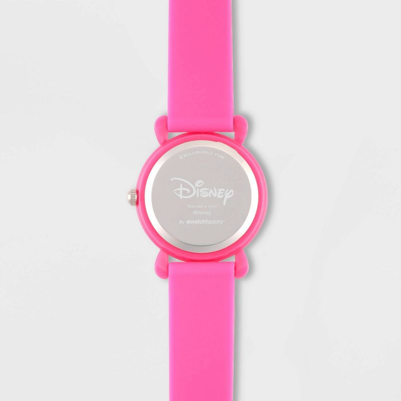 Girls&#39; Disney Minnie Mouse Plastic Time Teacher Watch - Pink, 5 of 7