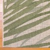 Gertmenian 5'2"x7' Paseo Paume Palm Leaf Accent Rug: Belgian Crafted, Stain-Resistant, No Backing - 2 of 4