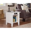 AFI Furnishings Nantucket End Table Set of 2 with Charger WH - 2 of 4