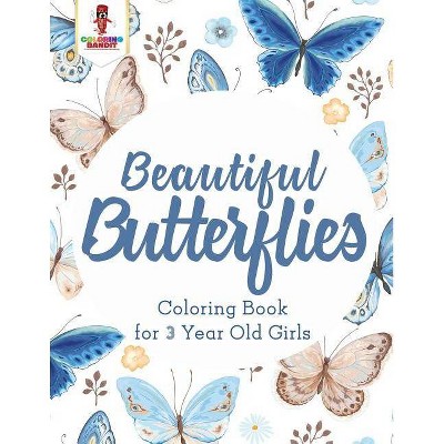 Beautiful Butterflies - by  Coloring Bandit (Paperback)