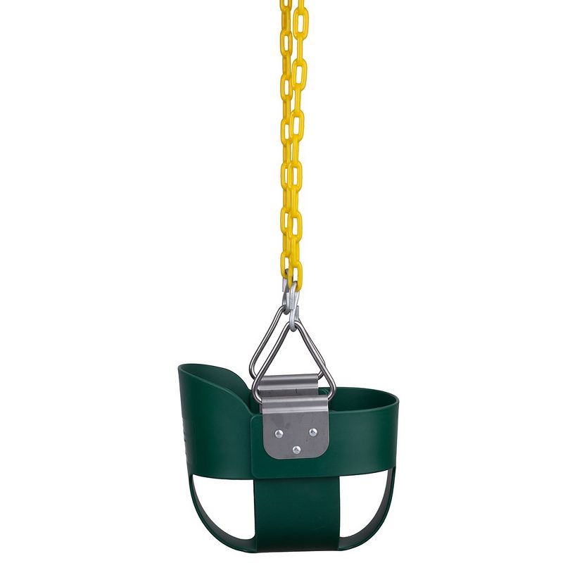 New Bounce Toddler/Baby Bucket Swing Seat - High Back Rust-Proof Swing, 2 of 5