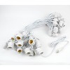 Novelty Lights Edison Outdoor String Lights with 50 In-Line Sockets White Wire 100 Feet - 3 of 4