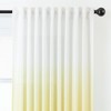 Chanasya 2pk Gradient Ombre Faux Belgian Flax Semi Sheer Window Curtain Panels - Set of 2 - 4 of 4