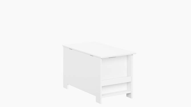 Kids&#39; Book Nook Toy Storage Box with Bookracks White - RiverRidge Home, 2 of 15, play video