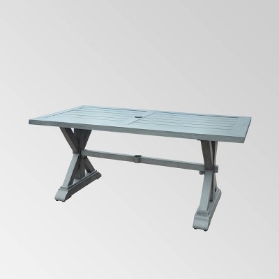 aluminum table