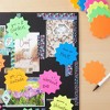Juvale 120-Pack Bulletin Board Decorations, Blank Cutouts, Starburst Signs for Retail, Office Supplies, Sales, Poster Boards (6 Colors, 4x4 in) - 2 of 4