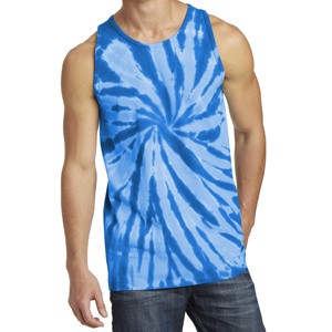 Mafoose Mens Cotton Tank Top Tie-Dye Sleeveless Shirt for Sports, Gym, Fitness Multi Color - 1 of 4