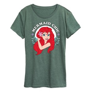 Women's - Disney - Ariel Short Sleeve Graphic T-Shirt - 1 of 4