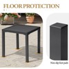 Crestlive Products Outdoor 16in Side Table Small Metal Square End Table Easy Assemble Weather Resistant Ideal - 4 of 4