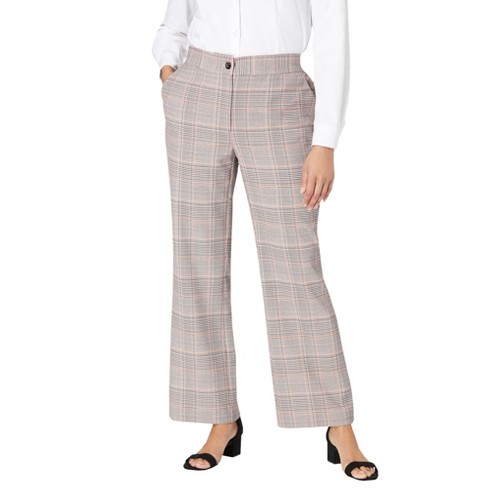 Women's Bi-stretch Skinny Pants - A New Day™ Gray Plaid 12 : Target