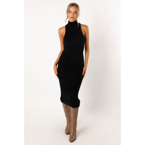 Petal And Pup Womens Sunni Turtleneck Midi Dress - Black M : Target