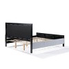 Queen Upholstered Platform Bed Frame with Headboard,Solid Wood,No Box Spring Required-LAOTIES - 4 of 4