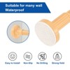 Unique Bargains Carbon Steel Adjustable No Drilling Expandable Shower Curtain Rod - 3 of 4