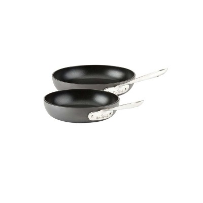 All-Clad 8" & 10" Nonstick Fry Pan Set, Induction Compatible, HA1 Hard Anodized Cookware