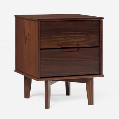 Mid-Century Modern Wood Nightstand - Saracina Home