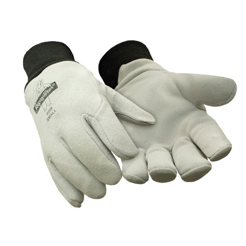 Thermal Softshell Gloves Insulated Fleece Keep Hands Warm - Grey