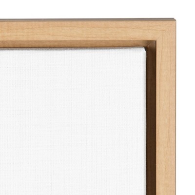 Sylvie Panda Black and White Framed Canvas Art