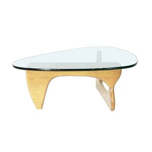 Gulches Modern Triangle Coffee Table ¨C Stylish Centerpiece for Living Room Home Decor - 1 of 4
