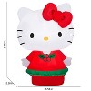 Gemmy Christmas Inflatable Hello Kitty in Red Holiday Dress, 4.5 ft Tall, Multi - 3 of 4